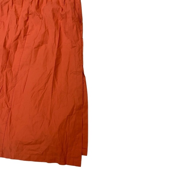 NWT Joie Ardine Midi Cotton Dress in Warm Spice Size Medium - Picture 10 of 11